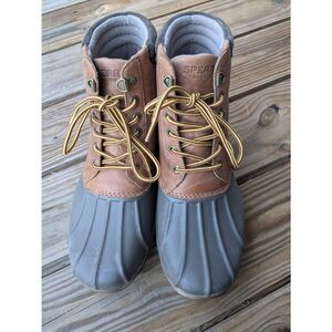 Sperry Top-Sider STS12126 Tan/Brown Avenue Duck Boot, Size 7.5M